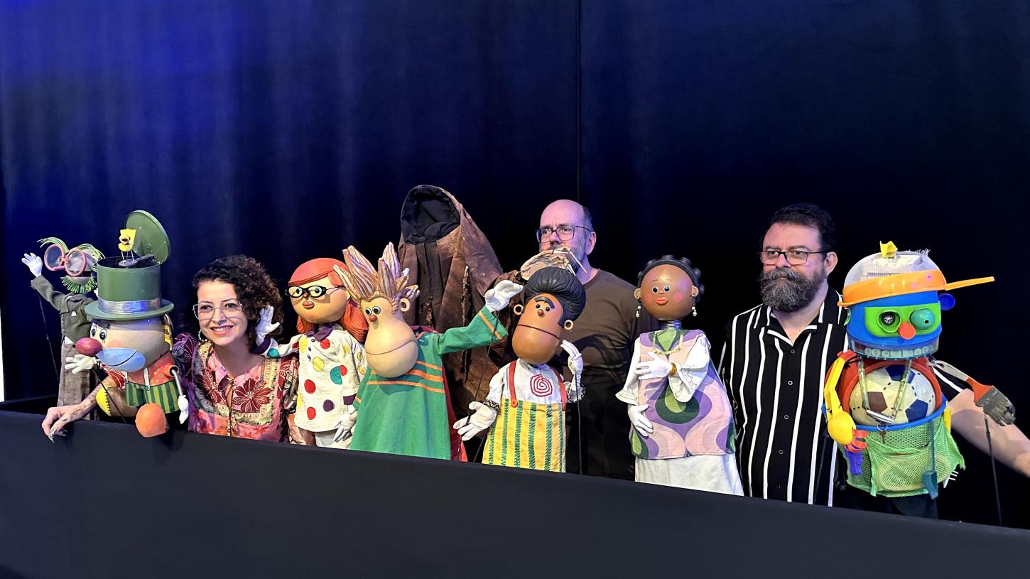 Bonecos do Dango Balango ganham destaque na exposição Giramundo