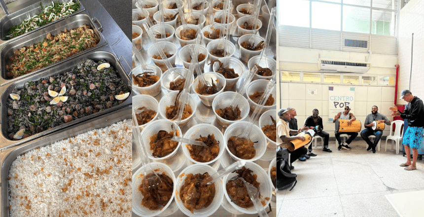 Feijão tropeiro, sobremesa premiada e pagode marcam Dia Mundial da Alimentação no Restaurante Popular
