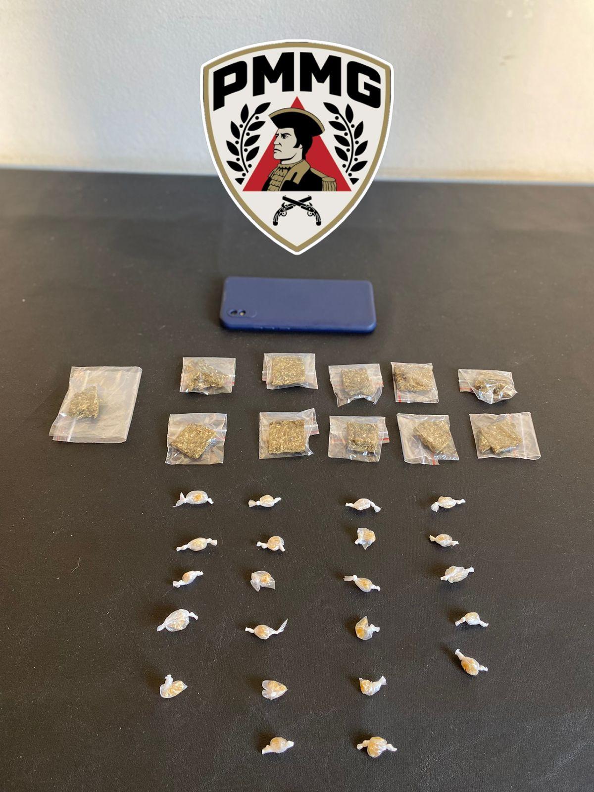 Homem é detido em Ubá por agressão e descumprimento de medida protetiva; drogas são apreendidas