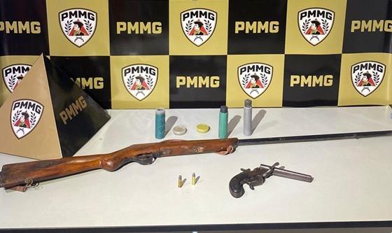 Idoso é preso por posse irregular de arma de fogo na zona rural de Brás Pires