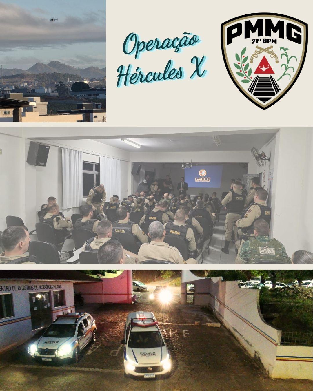 Operação Hércules X prende 19 suspeitos e desarticula grupo criminoso em Visconde do Rio Branco