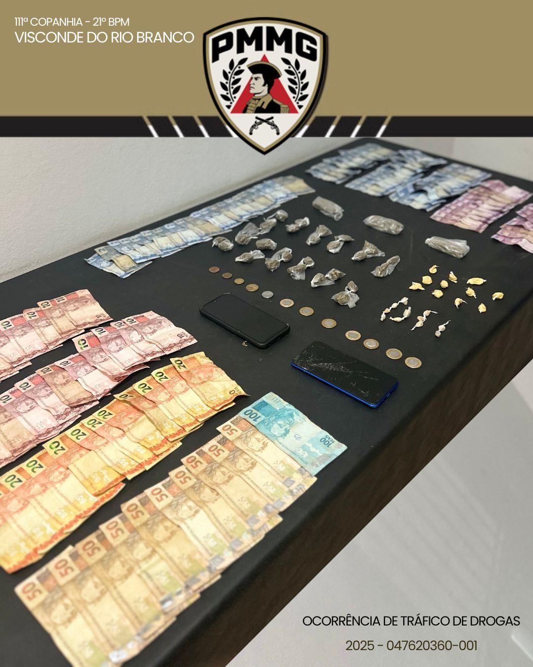 Polícia Militar realiza prisões e apreensões em operações contra o tráfico e roubos na Zona da Mata