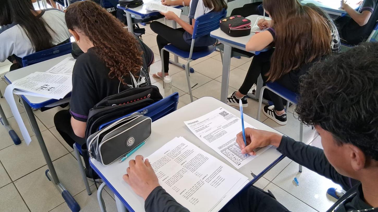 Saeb 2025: Secretaria aplica terceiro simulado