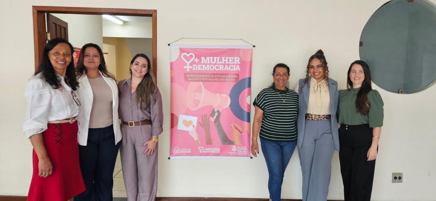 Secretaria das Mulheres recebe visita técnica de Lafaiete