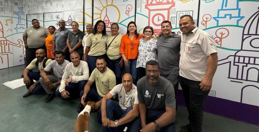 Servidores do Demlurb conhecem sistema de videomonitoramento do Programa Boniteza e da Defesa Civil em Juiz de Fora