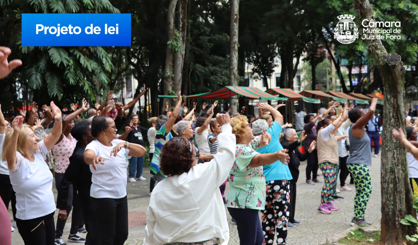 Vereador Julinho Rossignoli propõe academias adaptadas e programa de proteção para idosos