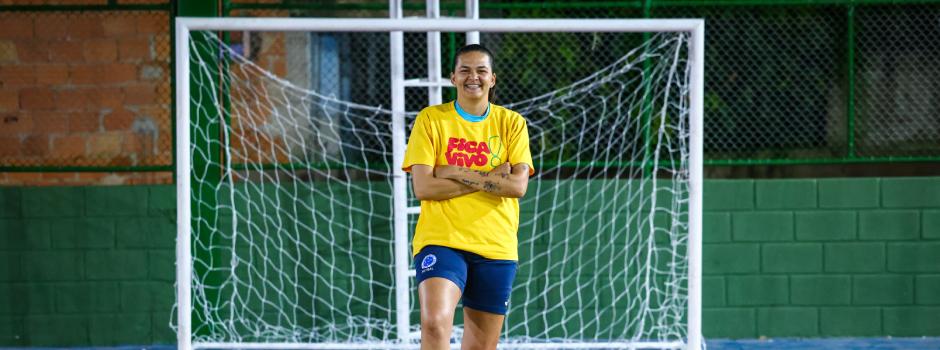 Atleta do Fica Vivo! chega ao futsal feminino do Cruzeiro