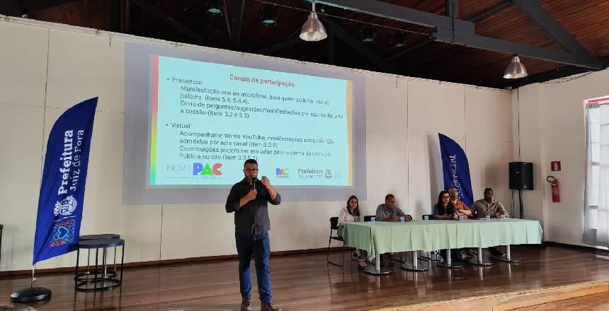 Audiência pública em Juiz de Fora discute obras