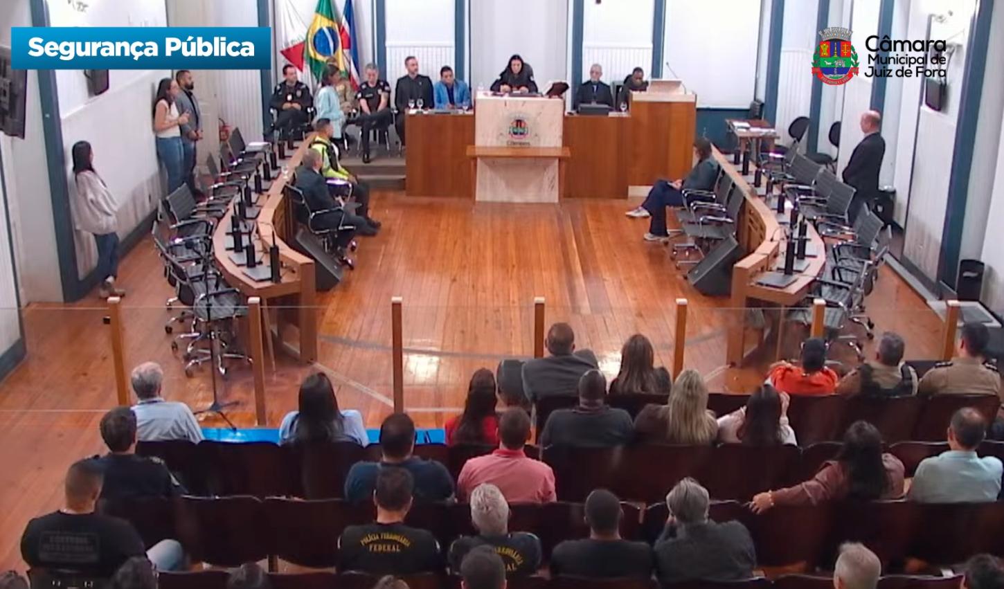 Autoridades debatem na Câmara de Juiz de Fora os impactos da PEC 18 sobre a autonomia das polícias estaduais