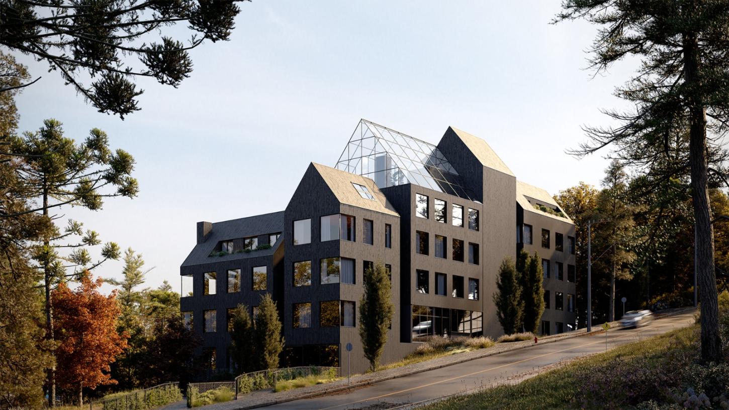 Com técnica milenar de madeira carbonizada e assinatura de Greg Bousquet, Gramado ganha ícone da arquitetura contemporânea