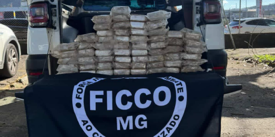 FICCO apreende 64 quilos de pasta base de cocaína e prende suspeito