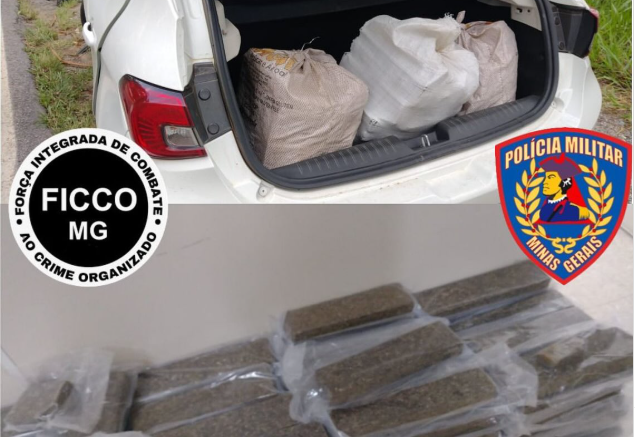 FICCO intercepta 150 kg de maconha que tinham como destino Juiz de Fora