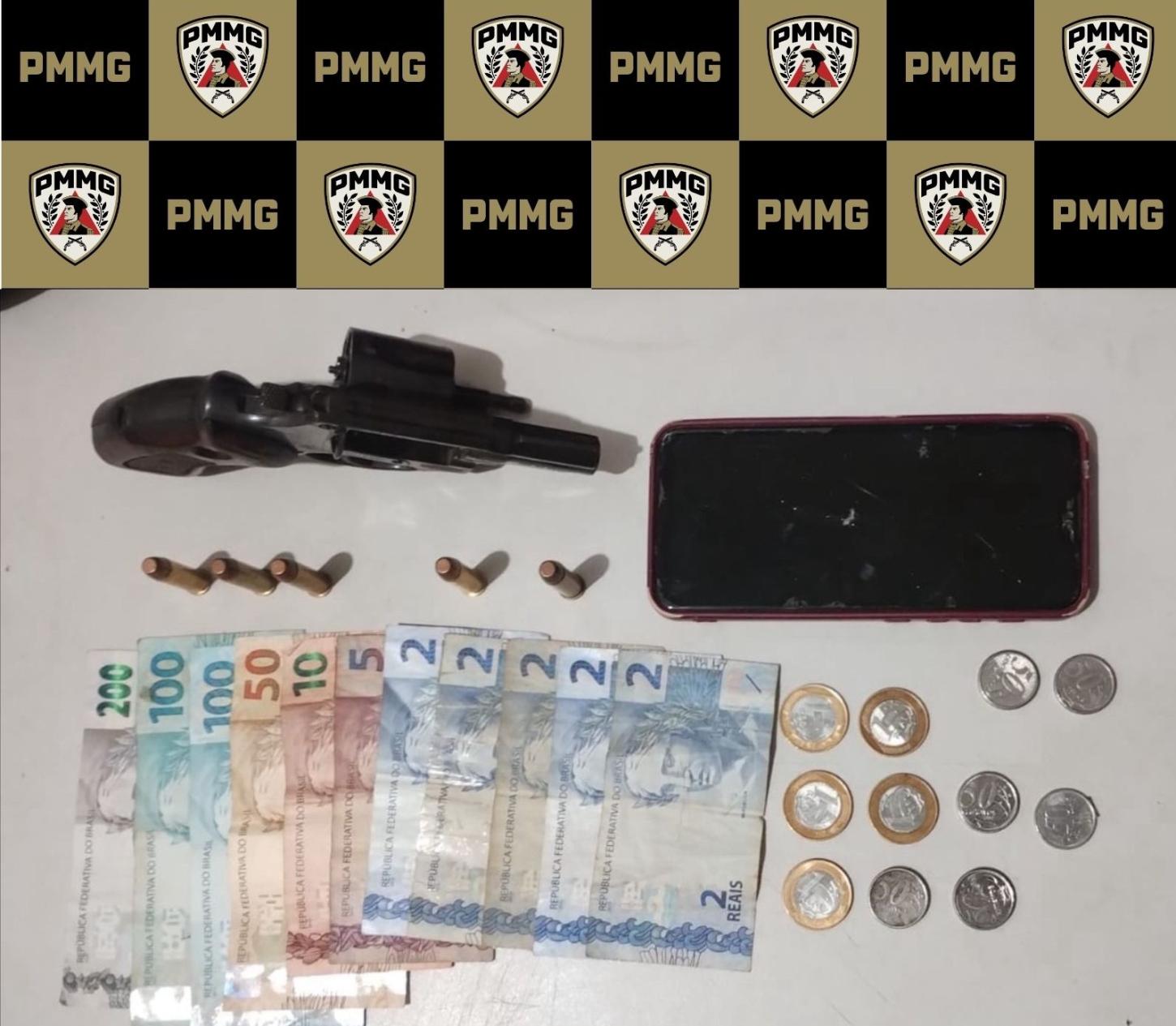 Homem é preso por porte ilegal de arma de fogo em Guidoval