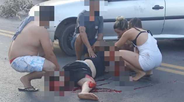 Jovem de 23 anos tem a perna decepada após colisão na BR-116 em Muriaé
