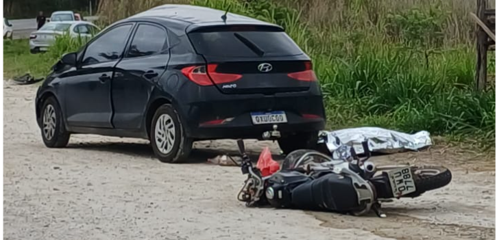 Motociclista de 57 anos morre em colisão com carro em São João del-Rei