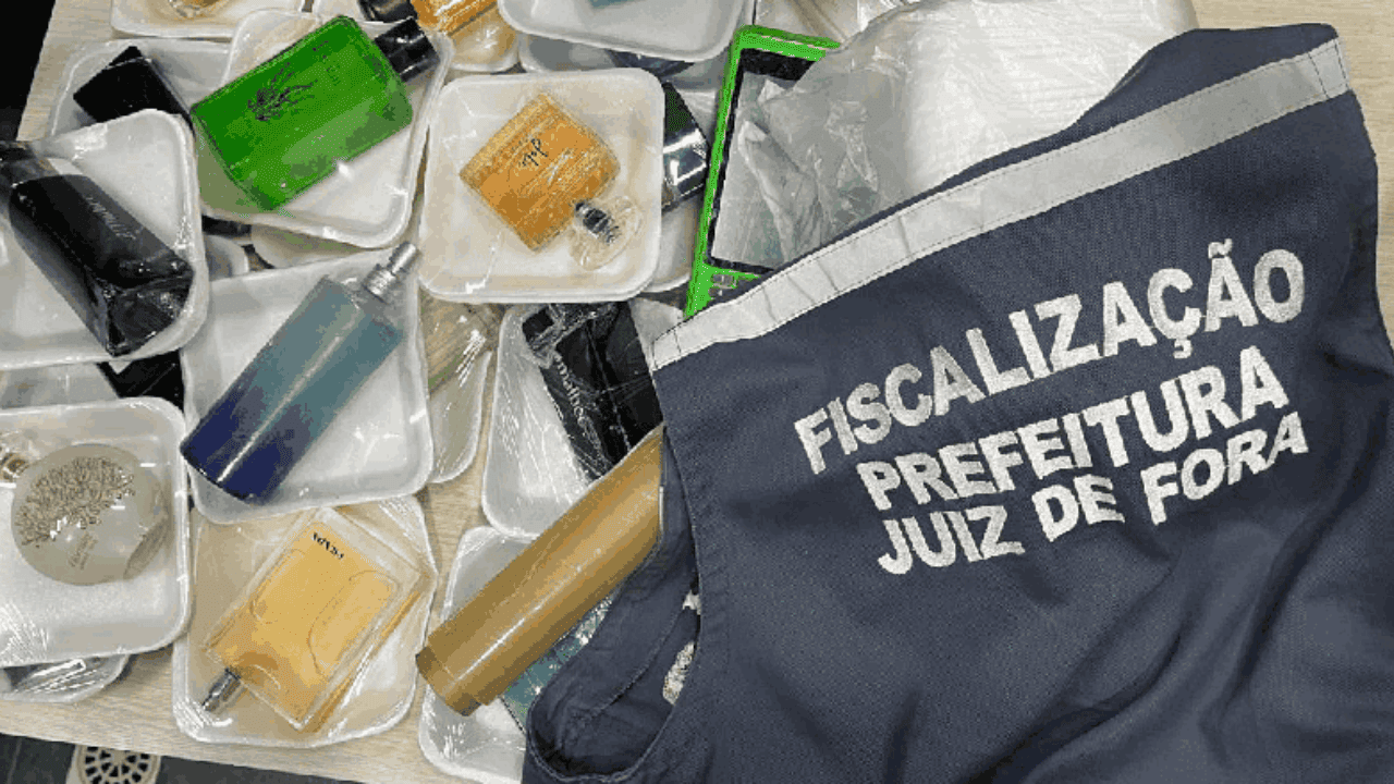 Operação apreende mais de 1,2 mil mercadorias irregulares em Juiz de Fora