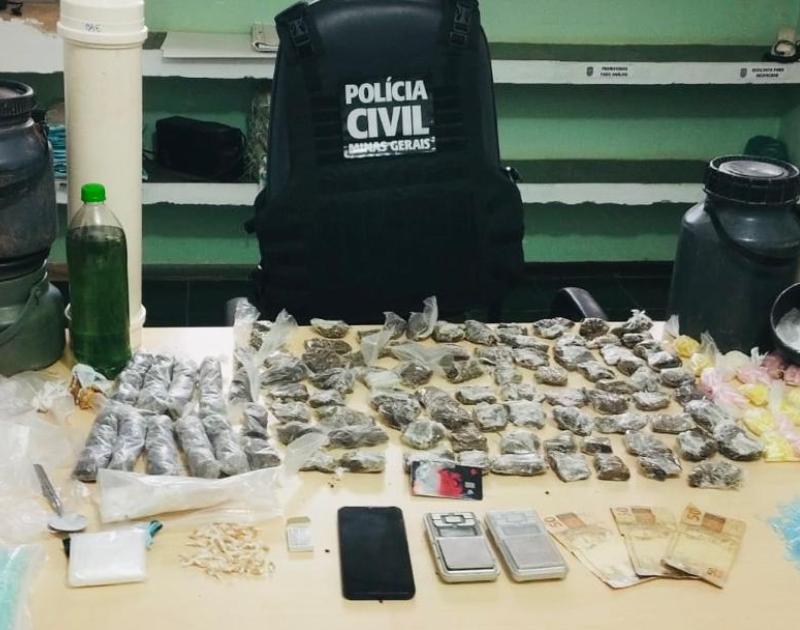 Polícia Civil estoura casa usada para preparo de drogas na Operação Impacto
