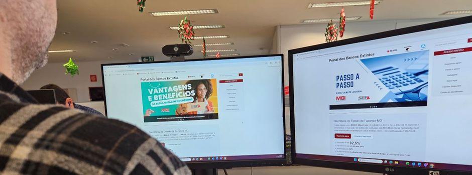 Governo lança portal para renegociação de dívidas com bancos extintos: Minascaixa, Bemge e Credireal