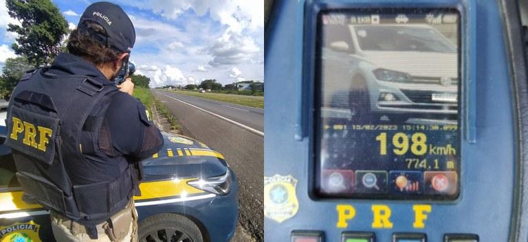 PRF flagra mais de 3 mil motoristas em excesso de velocidade durante feriado de Natal em MG