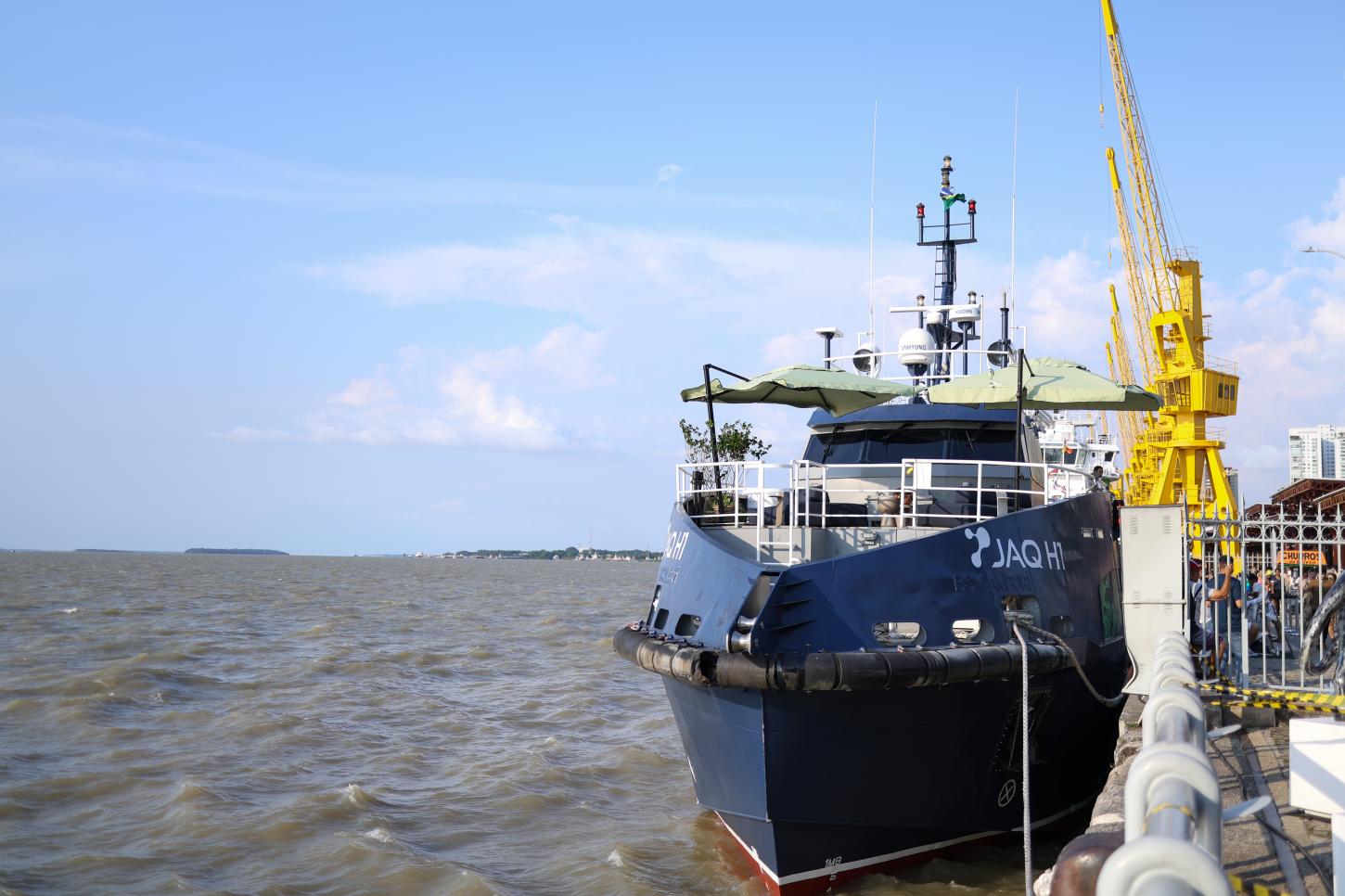Da COP30 ao Brasil: Barco movido a hidrogênio que corta 80% das emissões inicia tour nacional em fevereiro