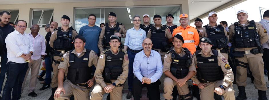 Governo de Minas acompanha entregas para Saúde e Segurança no Centro-Oeste do estado