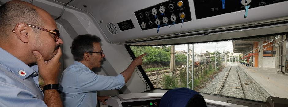 Governo de Minas acompanha primeiro teste operacional do novo trecho da Linha 1 do Metrô da RMBH