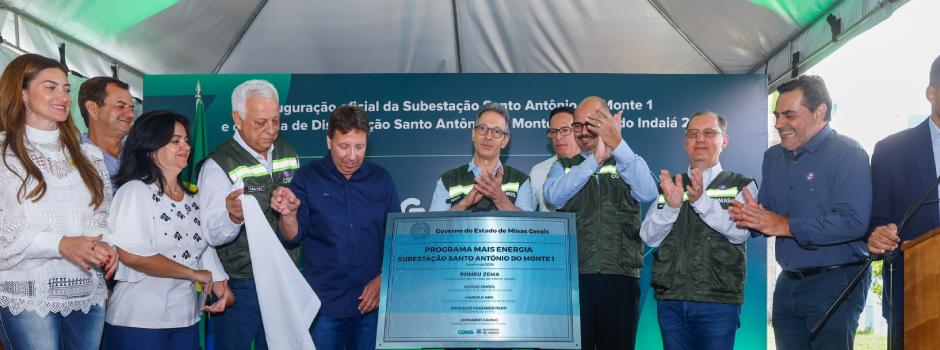 Governo de Minas entrega subestação da Cemig que beneficiará 50 mil moradores no Centro-Oeste