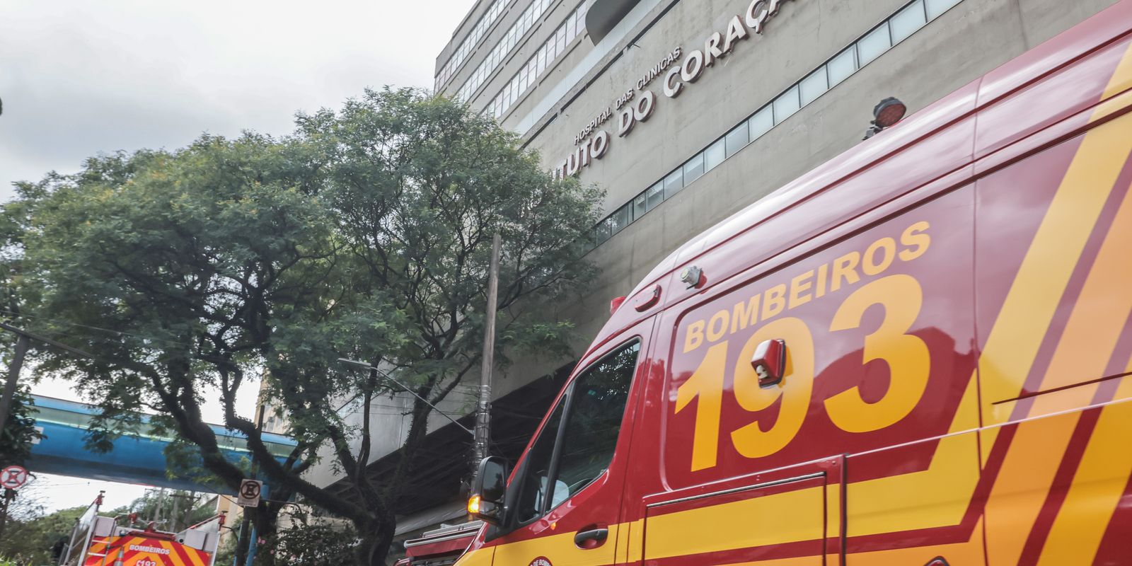 Incêndio atinge Instituto do Coração em São Paulo
