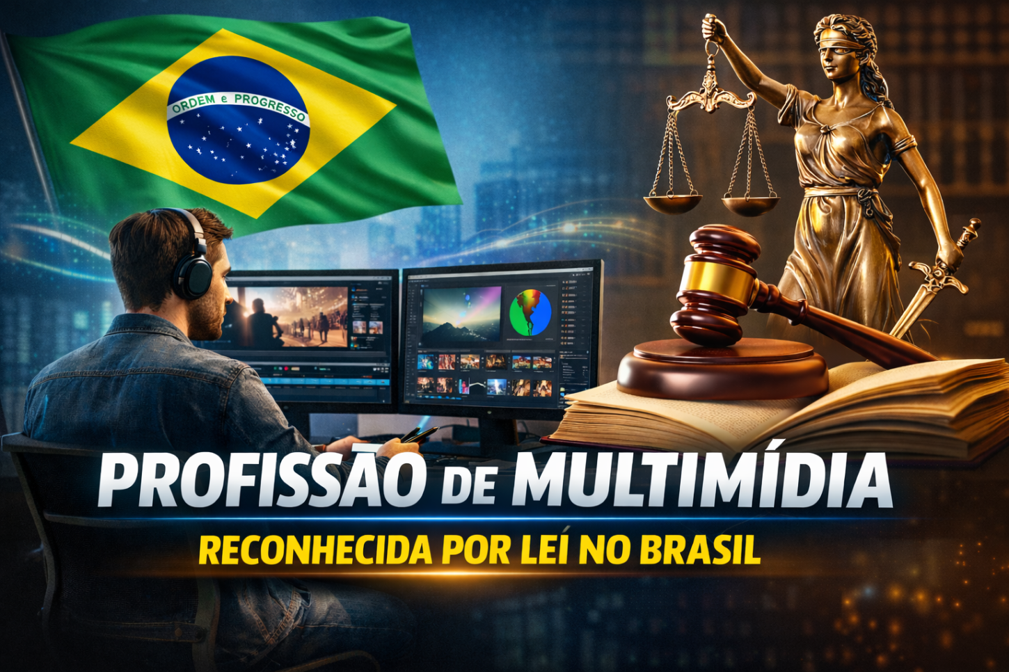 Nova lei reconhece oficialmente a profissão de multimídia no Brasil