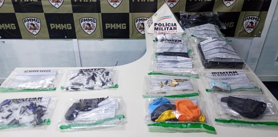 Polícia Militar apreende drogas, munições e prende foragido em ações na região do 31º BPM