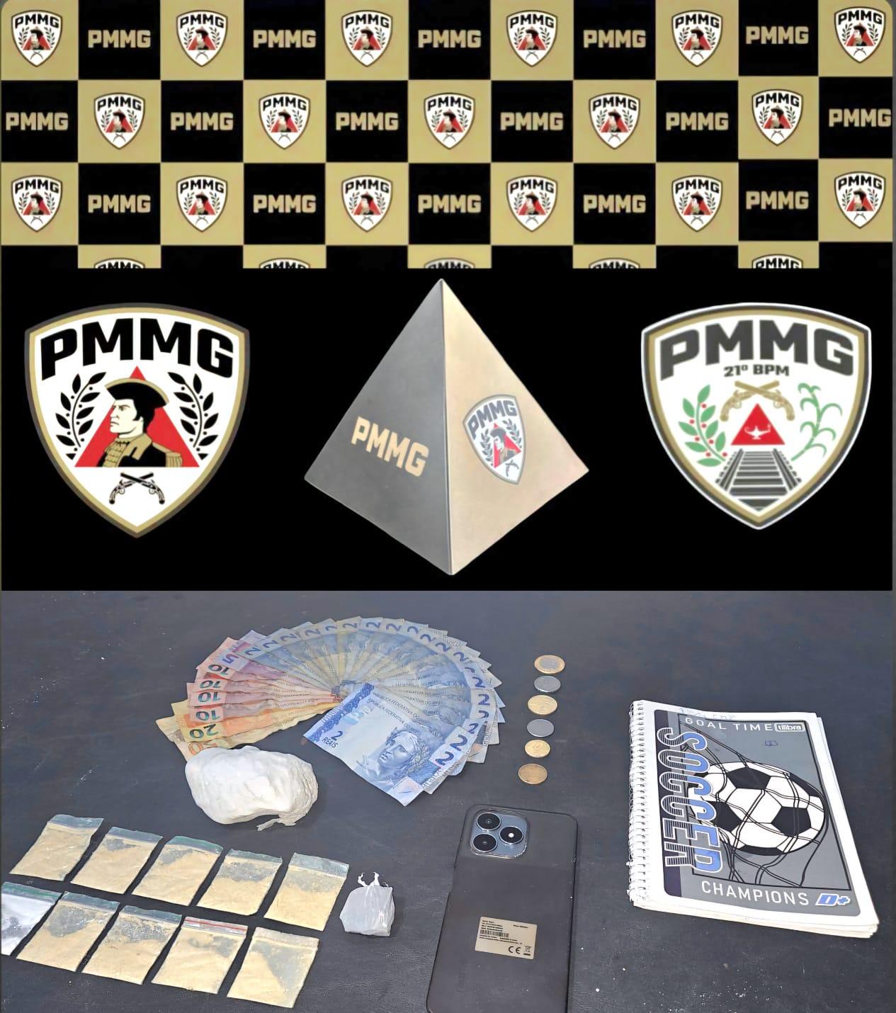 Polícia Militar realiza prisões por tráfico de drogas e tentativa de homicídio em Ubá e região