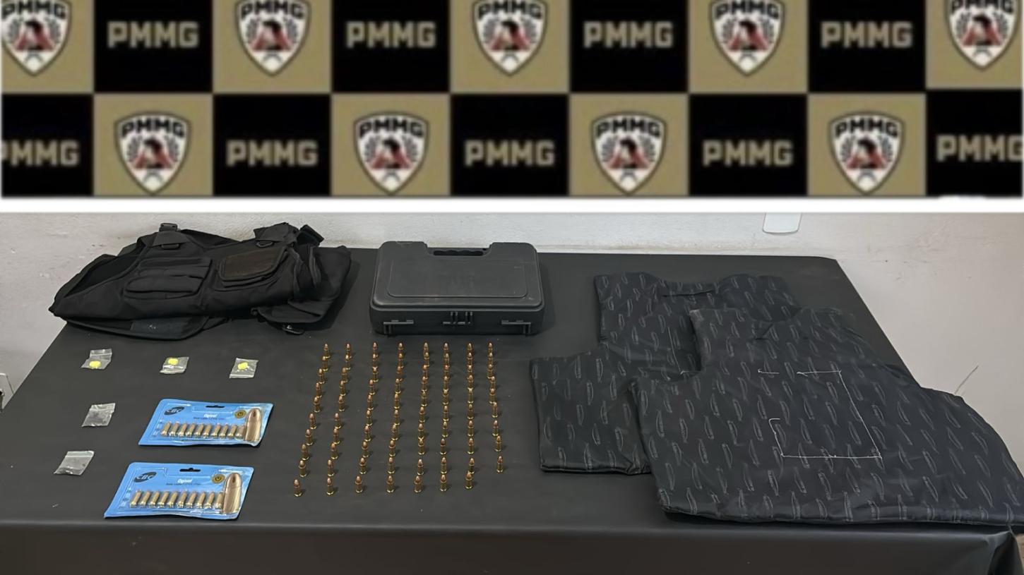 Polícia Militar registra prisões, apreensões de drogas, munições e recuperação de bens em Visconde do Rio Branco e Ubá