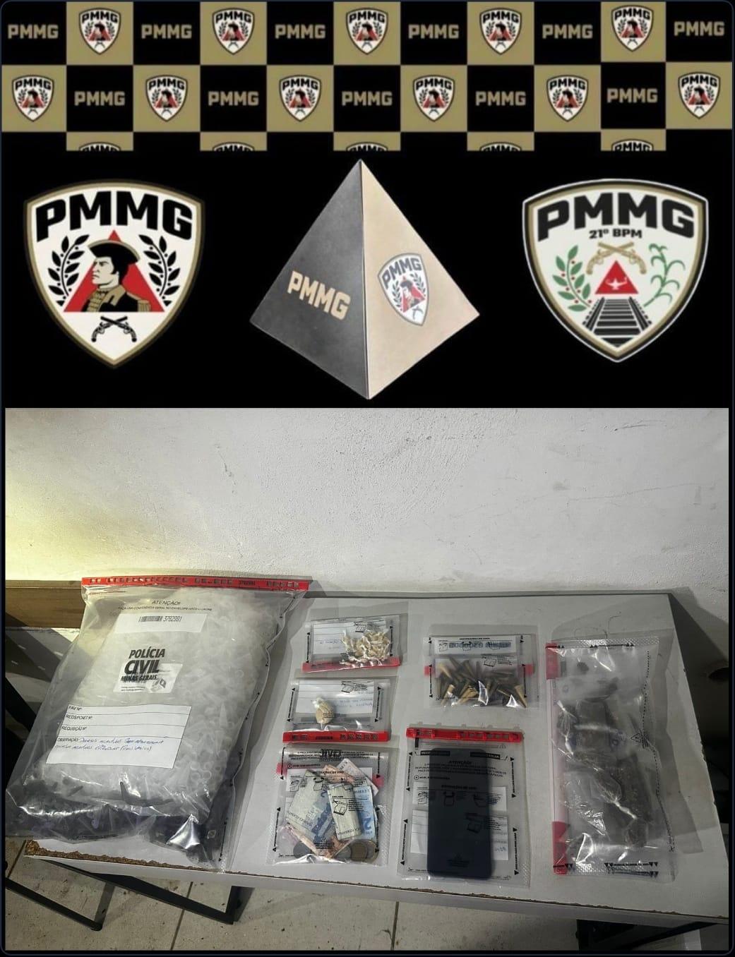 TRAFICO DE DROGAS E PRISÃO EM IMÓVEL EM RODEIRO