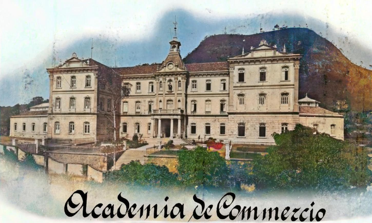 Academia de Comércio em 1909