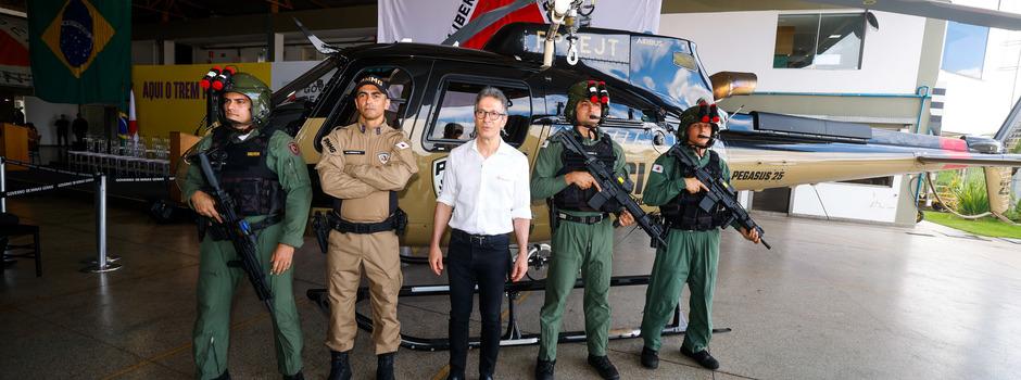 PMMG recebe reforço aéreo com novo helicóptero e caminhão-tanque de R$ 38 milhões