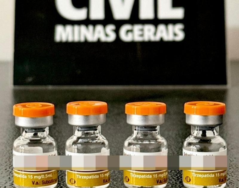 Polícia Civil apreende medicamentos para emagrecimento em Piraúba