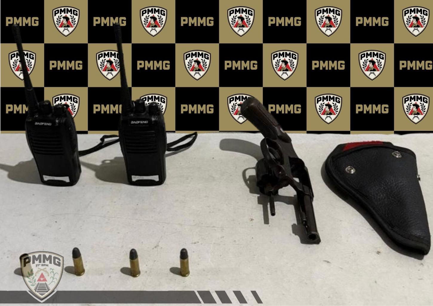 Polícia Militar intensifica combate ao tráfico e retira arma de fogo de circulação em Ubá e Tocantins