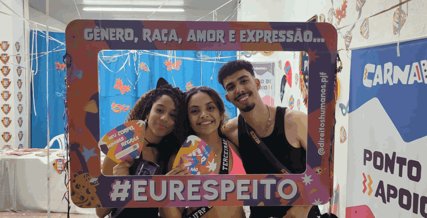 Ponto de apoio na Praça da Estação fortalece acolhimento e segurança no Carnaval de Juiz de Fora