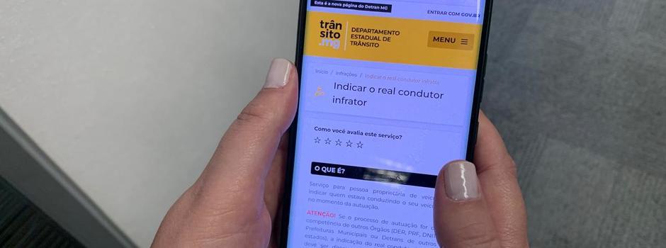 Detran-MG orienta motoristas sobre como indicar o real infrator de multas