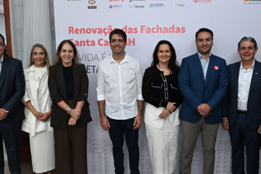 FIEMG anuncia novos investimentos e detalha restauração da fachada da Santa Casa BH
