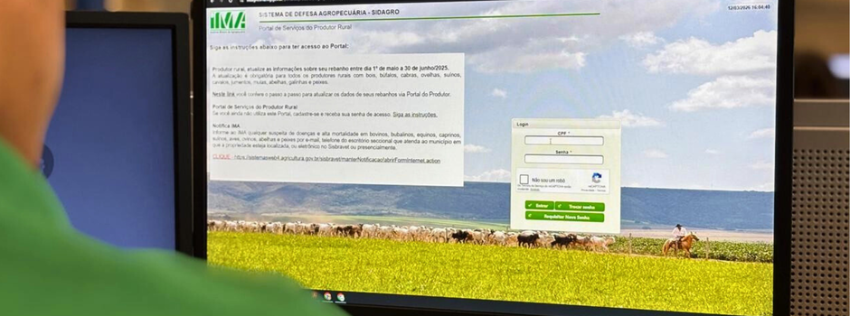 IMA digitaliza serviços e permite emissão de documentos rurais pela internet