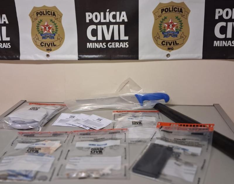 Operação conjunta prende dois suspeitos de tráfico de drogas em Cataguases