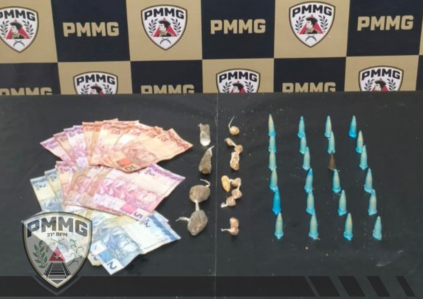Polícia Militar apreende menores e prende mulher por tráfico e posse de munições na região