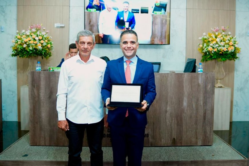 Gustavo Chalfun, presidente da OAB-MG, recebe título de cidadão honorário em São Gonçalo do Sapucaí