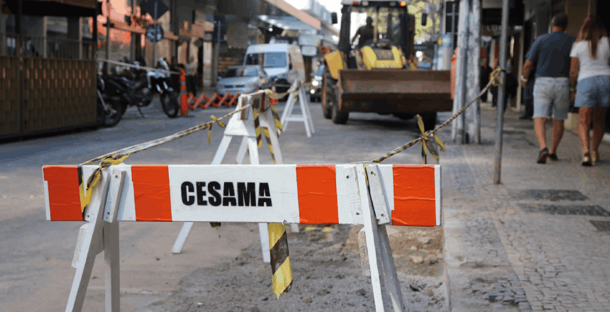 Cesama reprograma obras na Rua Braz Bernardino em Juiz de Fora
