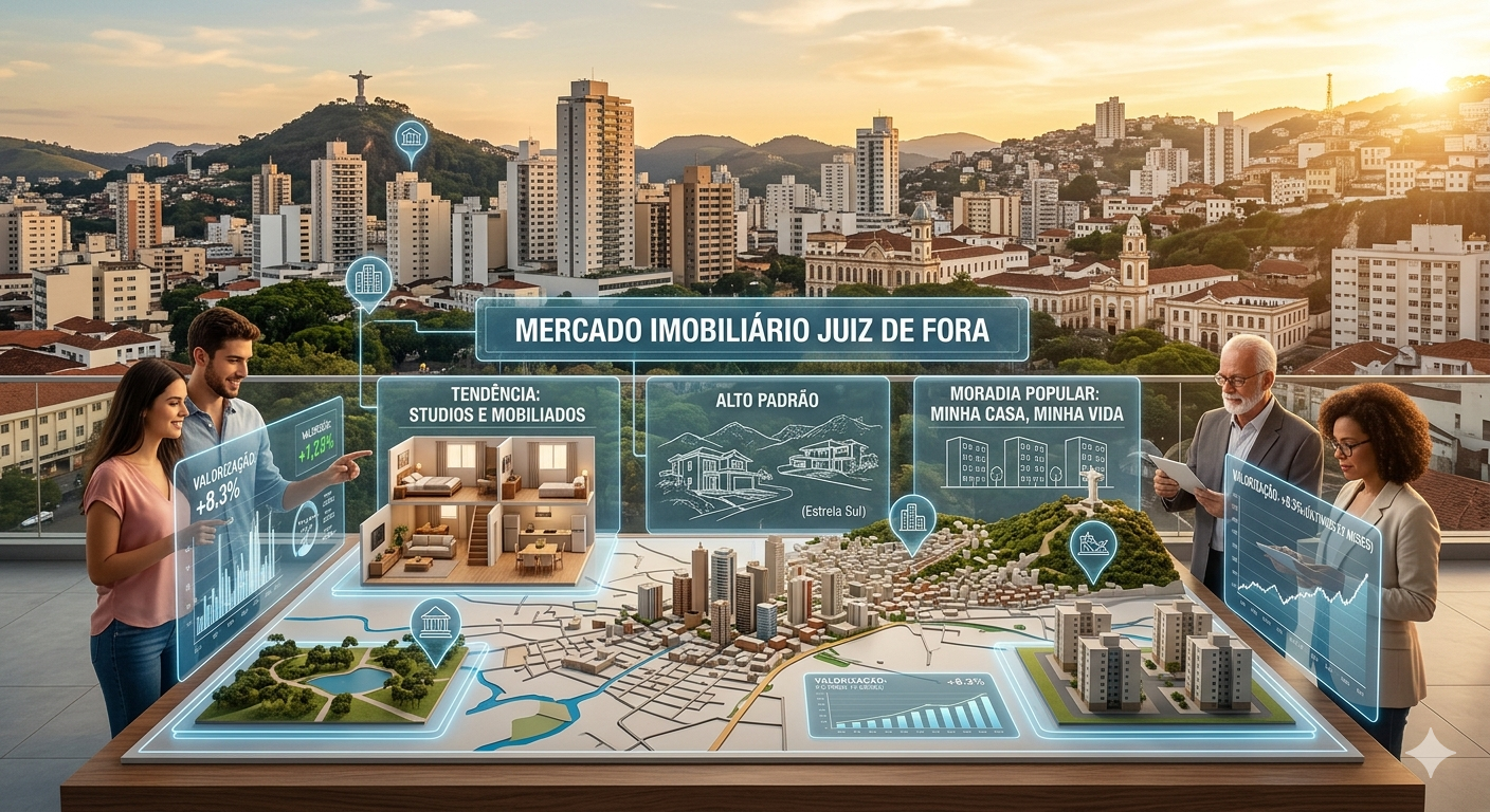 Como está o mercado imobiliário em Juiz de Fora em 2026? Vale a pena investir?