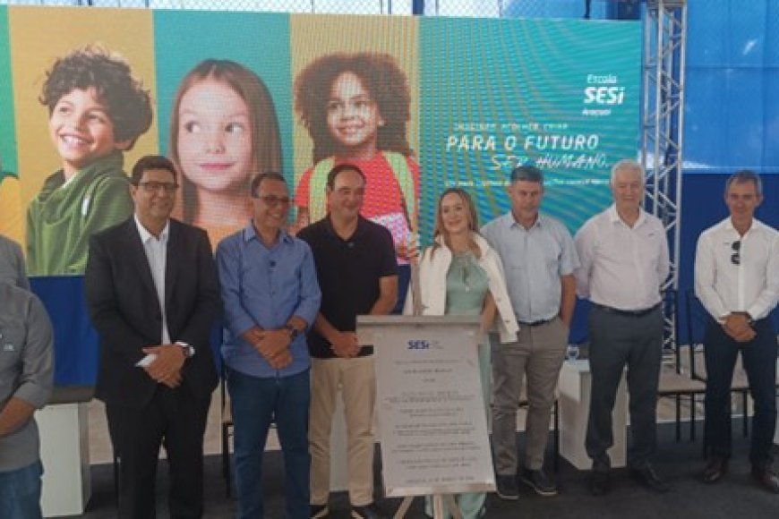 FIEMG inaugura escola do SESI em Araçuaí e inicia construção de unidade em Salinas