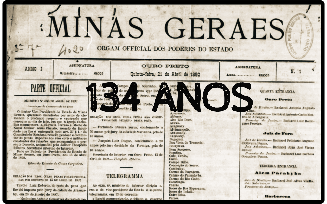 Jornal Minas Gerais celebra 134 anos como pilar da transparência e modernização digital