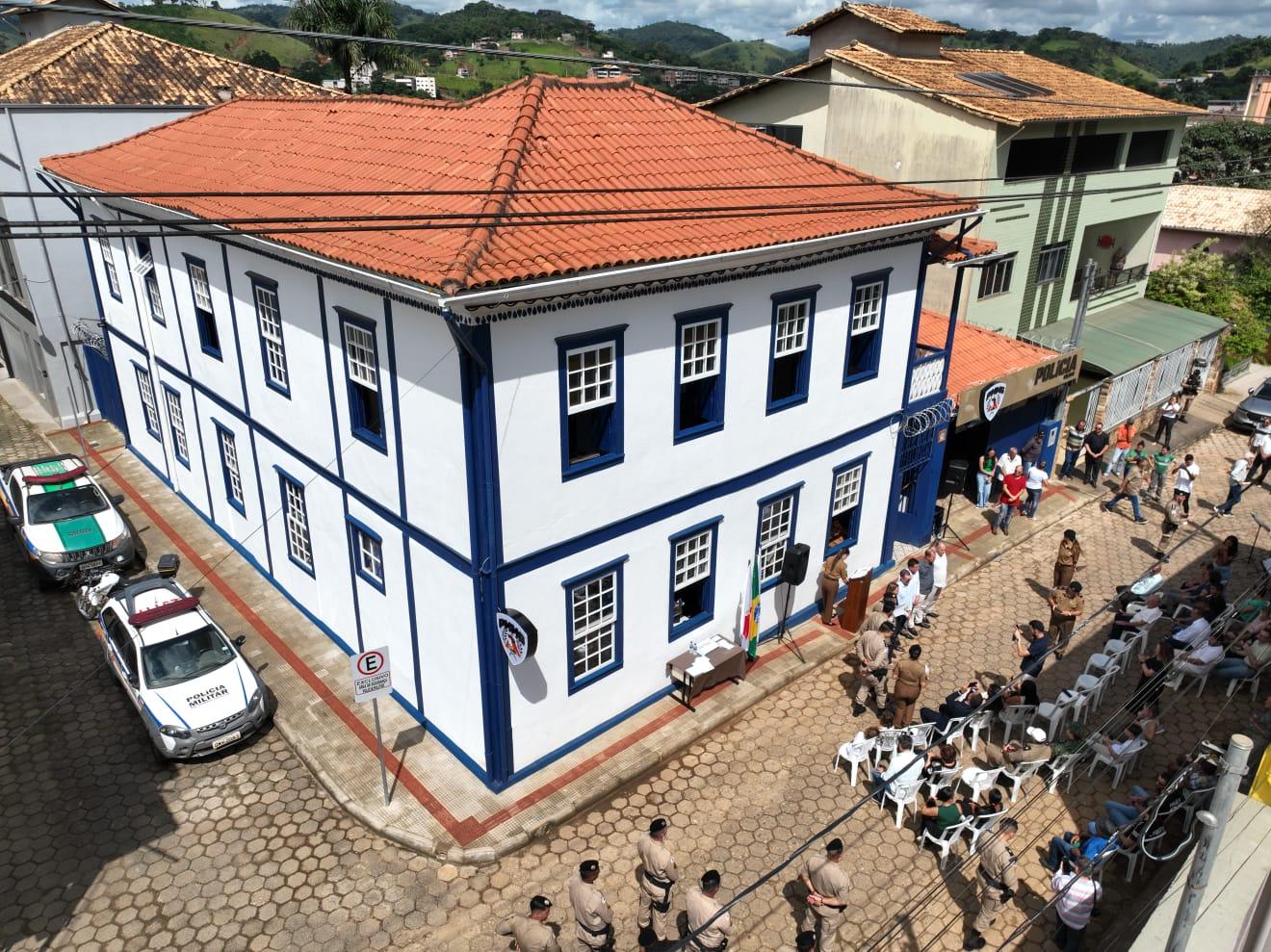 Reinauguração de unidades da Polícia Militar reforça segurança em Piranga, na Zona da Mata