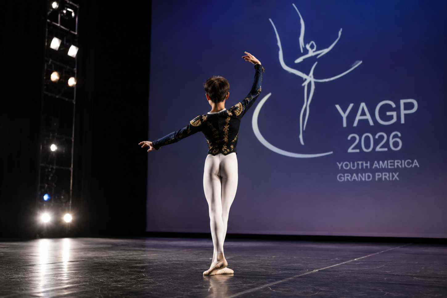 Bailarino brasileiro mais jovem em festival internacional de dança em 2026